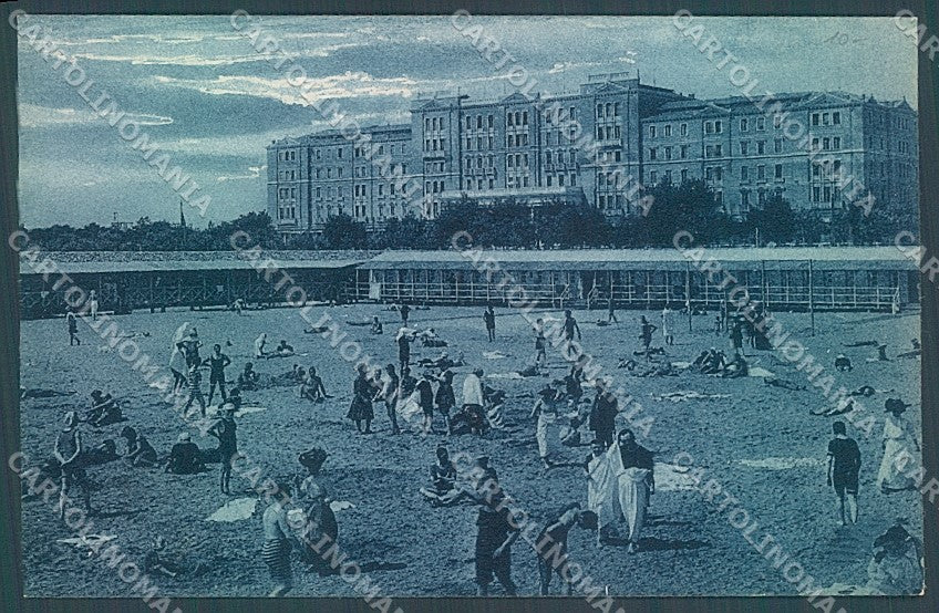 Venezia Lido Spiaggia Grand Hotel cartolina JK5298 – fronte