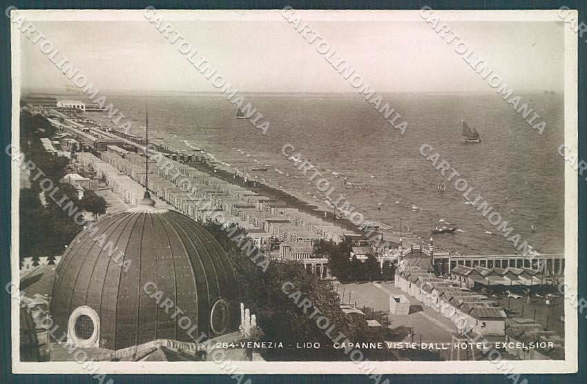 Venezia Lido Spiaggia Foto cartolina JK5300 – fronte
