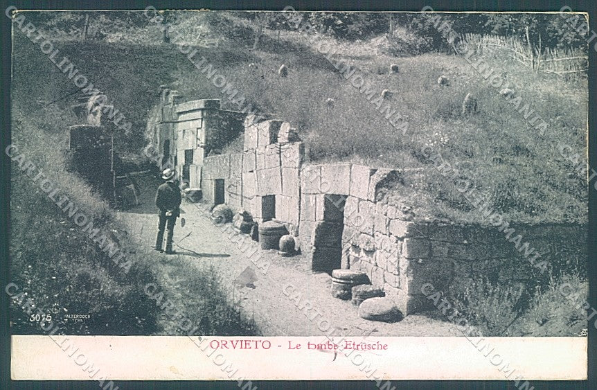 Terni Orvieto Tombe Etreusche cartolina JK5306 – fronte