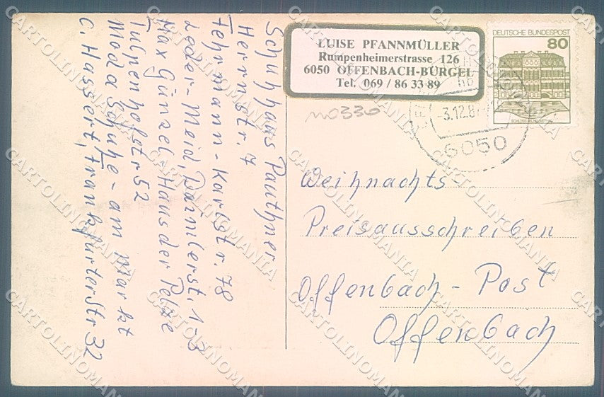 Terni Orvieto Bastioni cartolina JK5314 – retro
