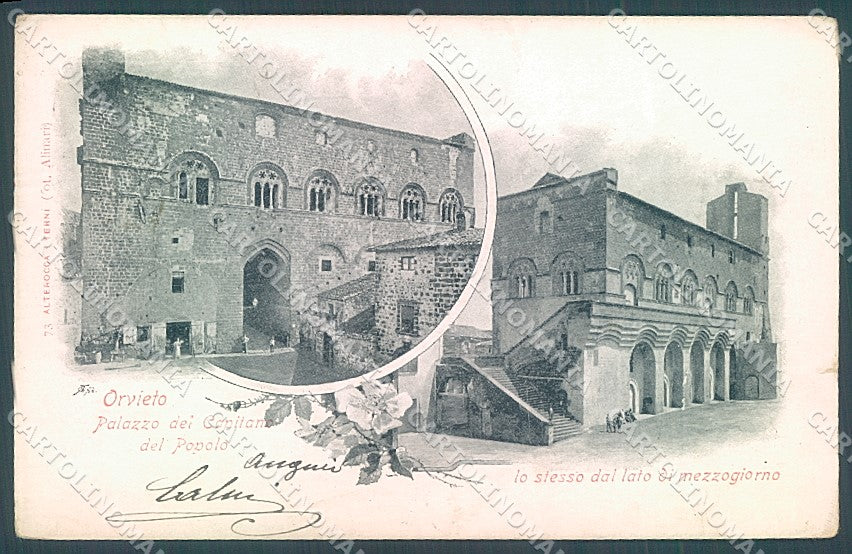 Terni Orvieto Palazzo Capitano del Popolo Alterocca 73 cartolina JK5317 – fronte