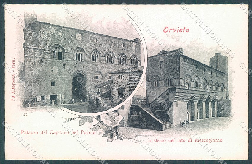 Terni Orvieto Palazzo Capitano del Popolo Alterocca 73 cartolina JK5318 – fronte