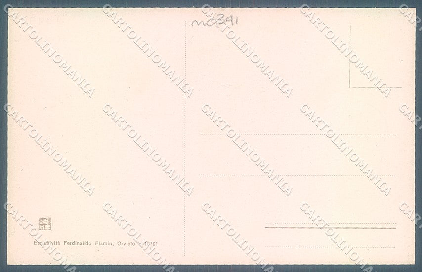 Terni Orvieto Modiano 18701 cartolina JK5320 – retro