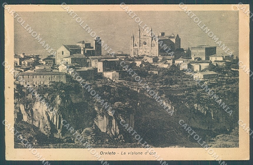 Terni Orvieto Visione d'Oro cartolina JK5321 – fronte