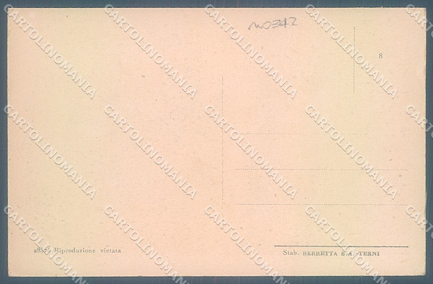 Terni Orvieto Visione d'Oro cartolina JK5321 – retro