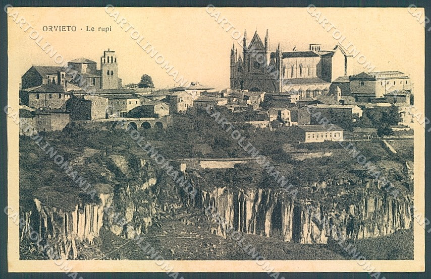Terni Orvieto Cattedrale Rupi cartolina JK5323 – fronte
