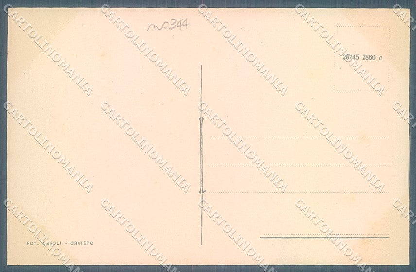 Terni Orvieto Cattedrale Rupi cartolina JK5323 – retro