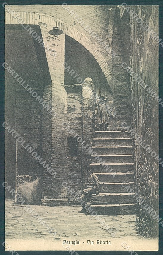 Perugia Città Via Ritorta Alterocca 15289 cartolina JK5334 – fronte