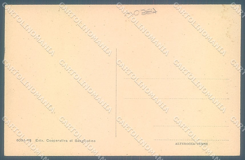 Perugia Sangiustino Chiesa Arcipretale Alterocca 6094-48 cartolina JK5336 – retro