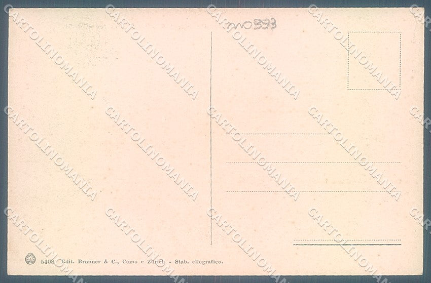 Perugia Spoleto Avanzi Basilica Brunner 5408 cartolina JK5341 – retro
