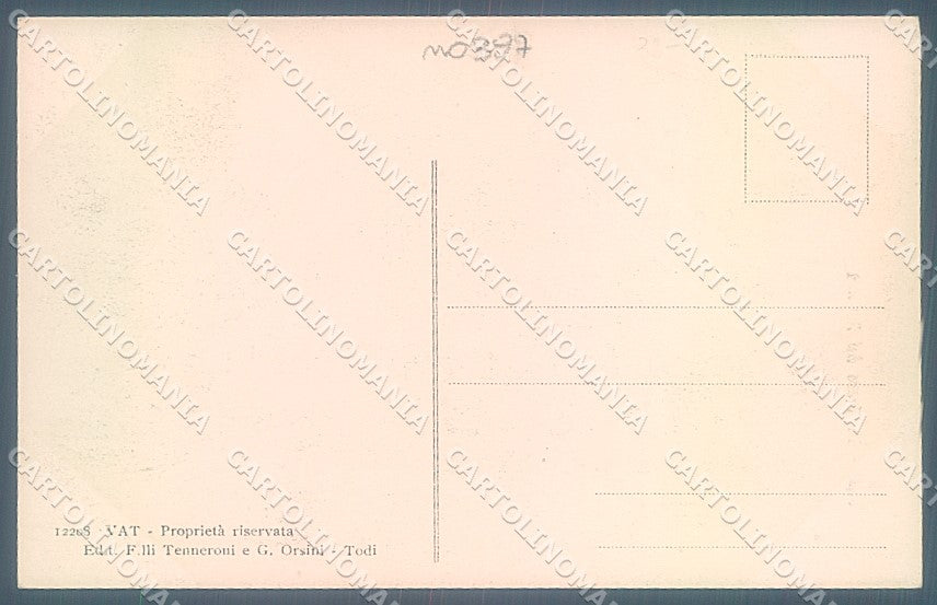 Perugia Todi Torre del Podestà Monumento Alterocca 12208 cartolina JK5344 – retro
