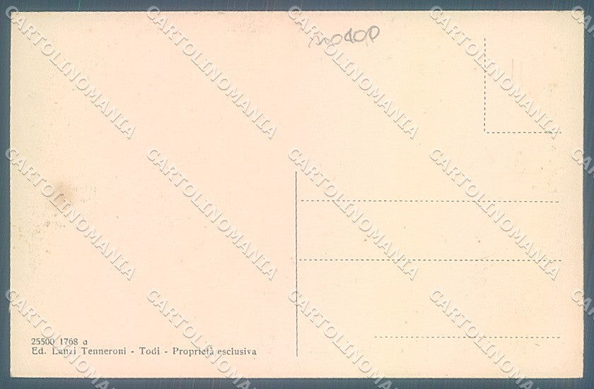 Perugia Todi Porta Marzia cartolina JK5346 – retro