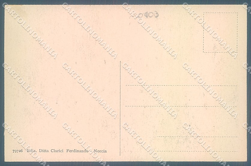 Perugia Norcia cartolina JK5349 – retro