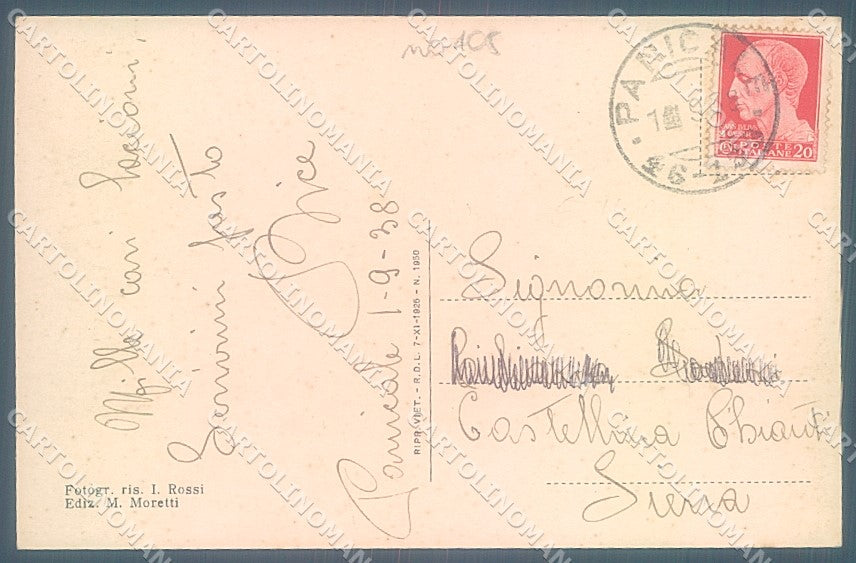 Perugia Panicale Piazza Regina Margherita Giardinetto cartolina JK5351 – retro