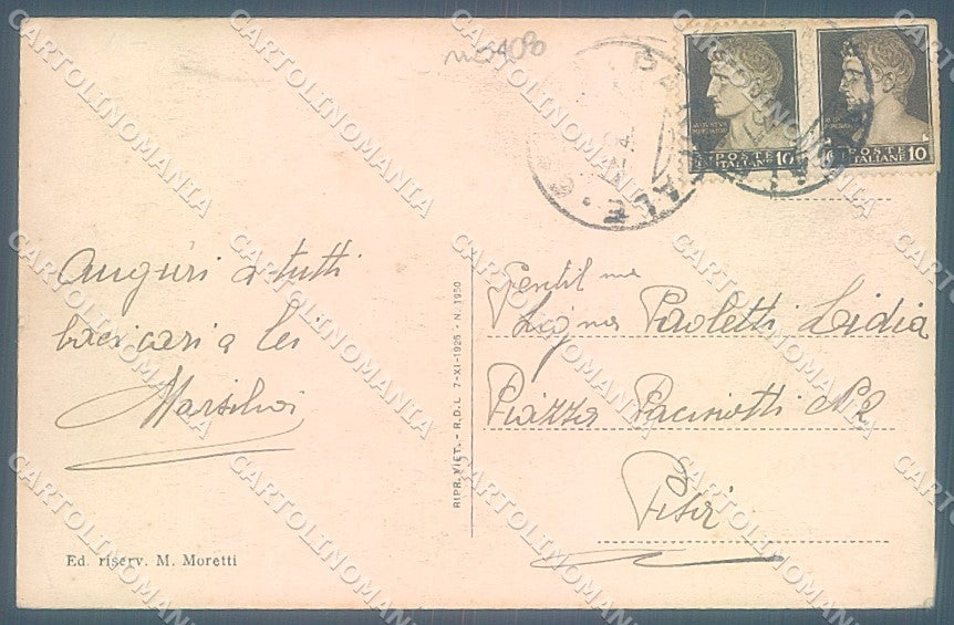 Perugia Panicale Chiesa Viale Regina Margherita cartolina JK5354 – retro