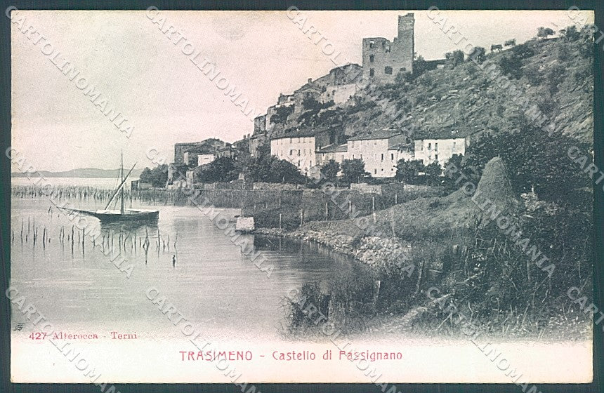 Perugia Passignano sul Trasimeno Lago Castello Alterocca 427 cartolina JK5355 – fronte