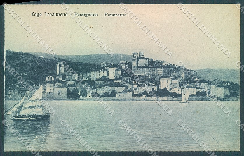 Perugia Passignano sul Trasimeno Lago cartolina JK5358 – fronte