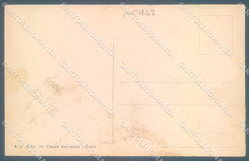 Perugia Deruta cartolina JK5367 – retro