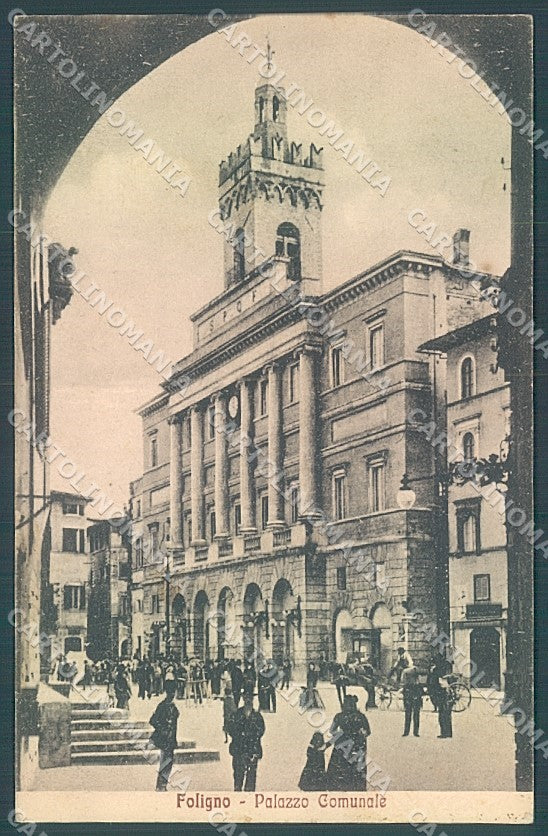 Perugia Foligno Palazzo Comunale cartolina JK5376 – fronte