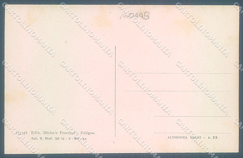 Perugia Foligno Viale XXVIII Ottobre Alterocca 133346 cartolina JK5380 – retro