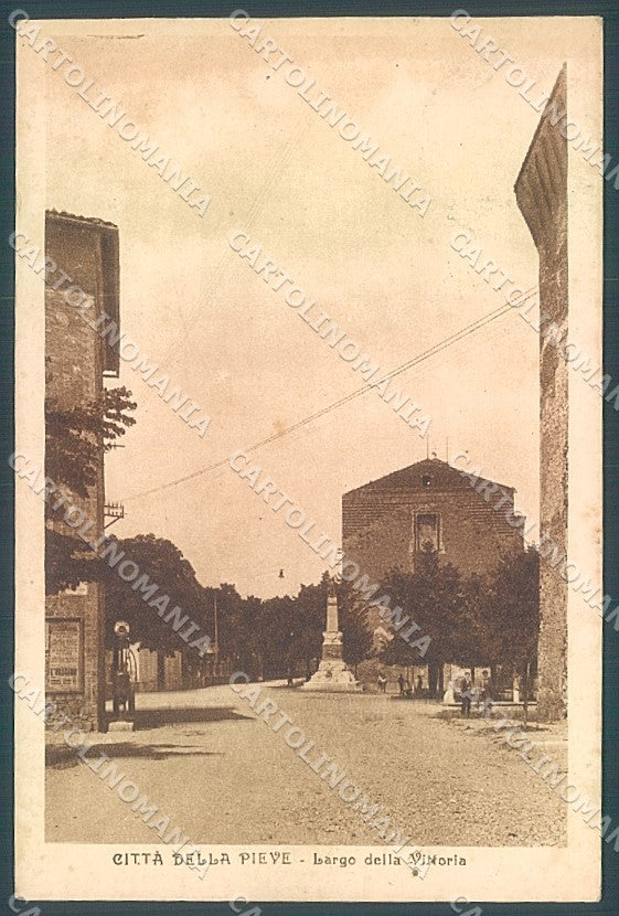 Perugia Città della Pieve Chiesa Largo della Vittoria cartolina JK5383 – fronte