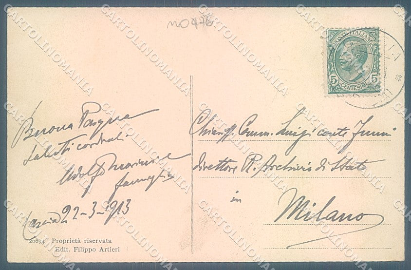 Perugia Cascia cartolina JK5389 – retro