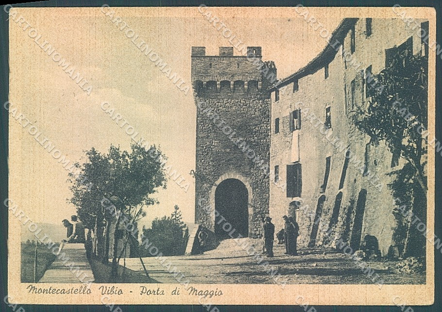 Perugia Montecastello Vibio Porta Maggio Alterocca 6609-48 FG cartolina JK5394 – fronte