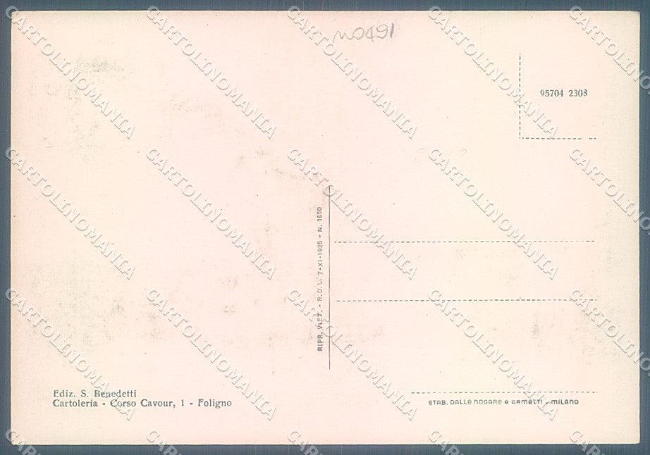 Perugia Foligno Via Tagliamento FG cartolina JK5396 – retro