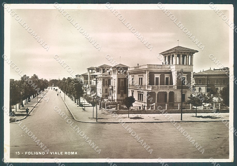 Perugia Foligno Viale Roma Foto FG cartolina JK5397 – fronte