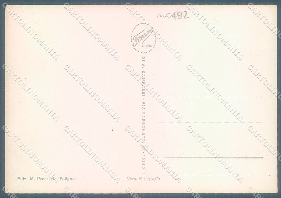 Perugia Foligno Viale Roma Foto FG cartolina JK5397 – retro