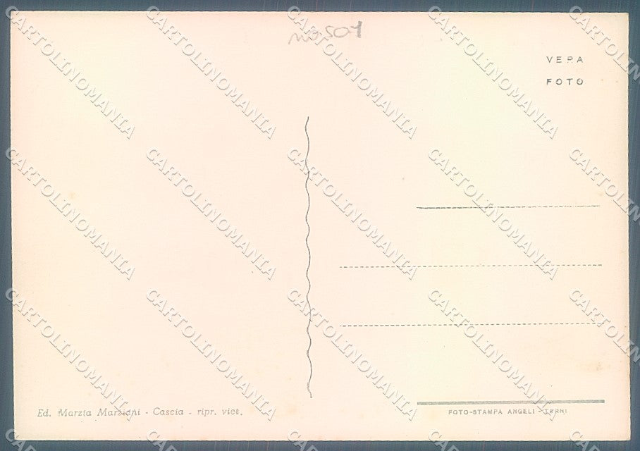 Perugia Cascia Foto FG cartolina JK5399 – retro