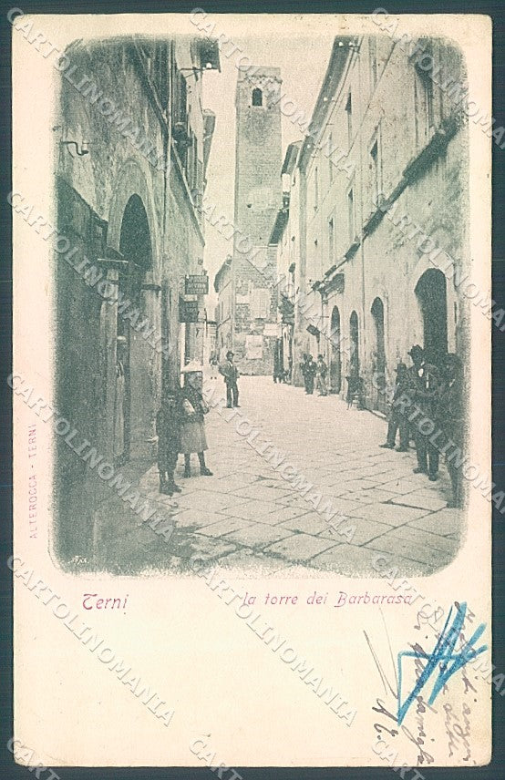 Terni Città Torre dei Barbarasa Alterocca cartolina JK5402 – fronte