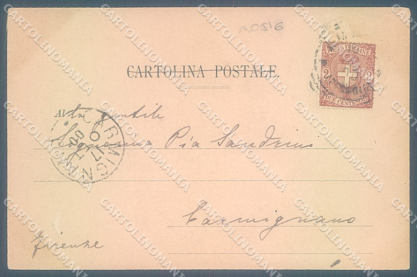 Terni Amelia PIEGA cartolina JK5407 – retro