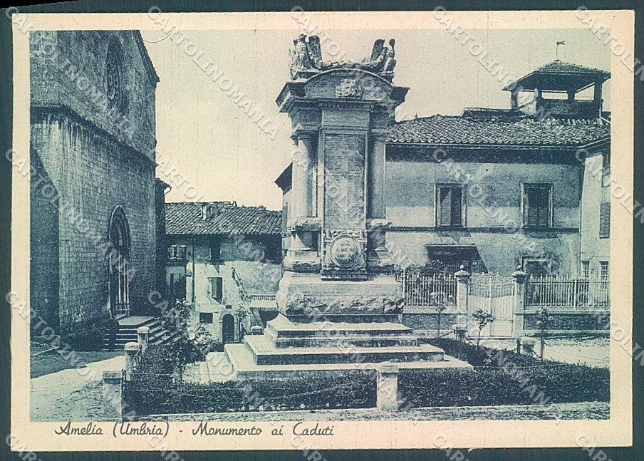 Terni Amelia Monumento ai Caduti FG cartolina JK5412 – fronte
