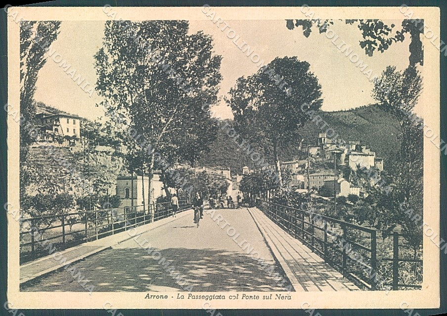 Terni Arrone Ponte sul Nera FG cartolina JK5416 – fronte