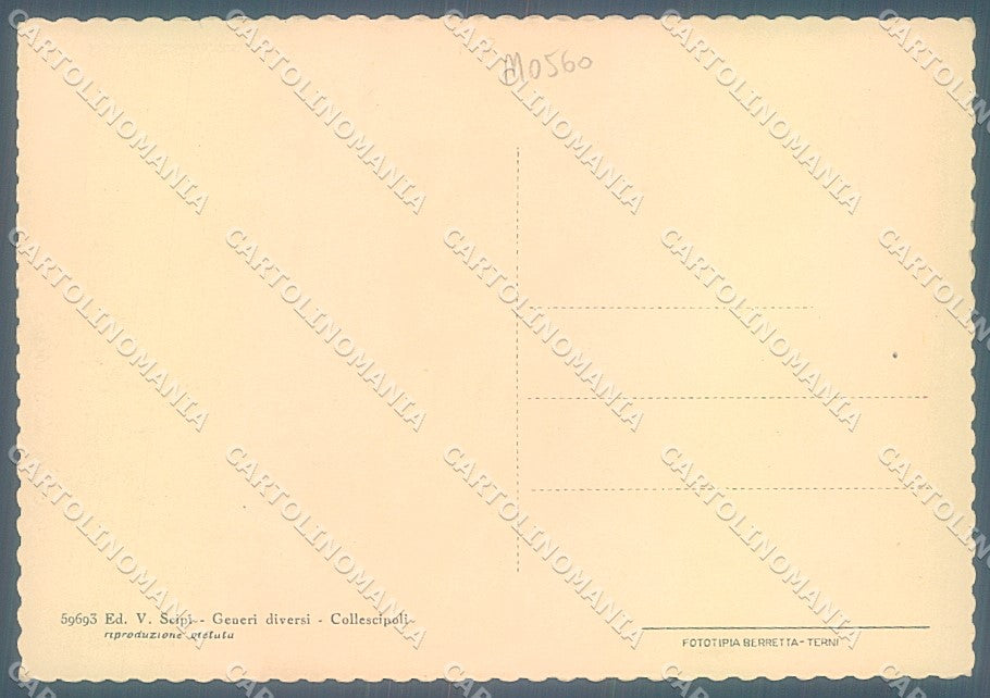Terni Collescipoli Chiesa Santa Maria FG cartolina JK5420 – retro