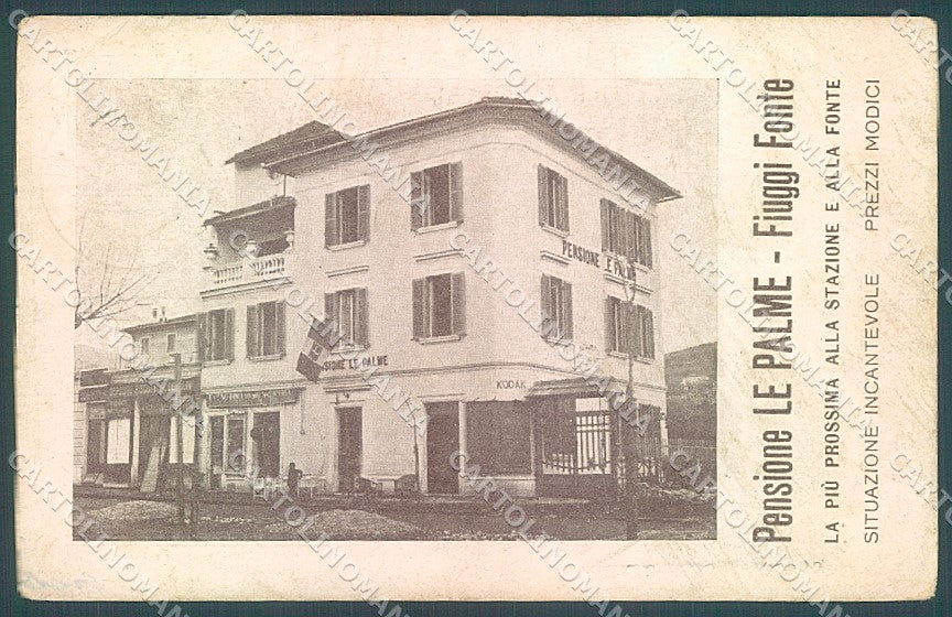Frosinone Fiuggi Anticoli di Campagna Hotel Le Palme PIEGA cartolina JK5434 – fronte