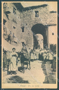 Frosinone Fiuggi Anticoli di Campagna Via del Colle cartolina JK5444 – fronte