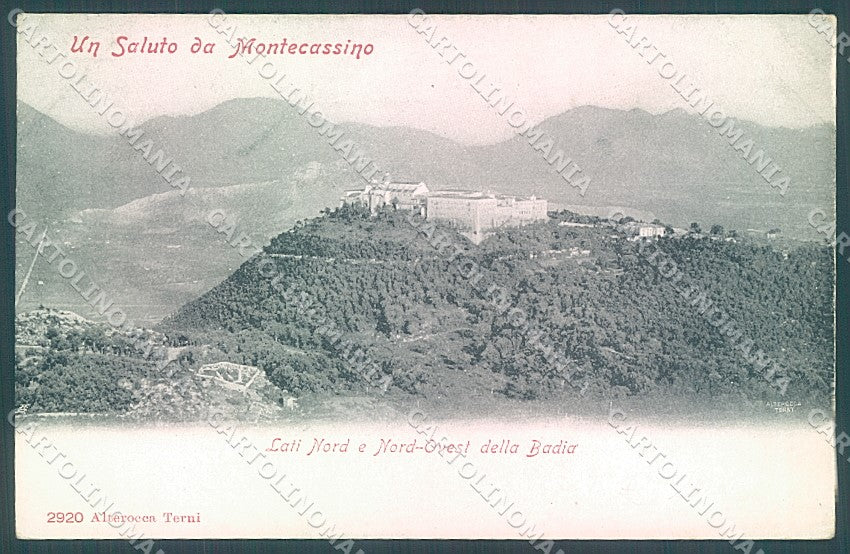 Frosinone Cassino saluto da Alterocca 2920 cartolina JK5447 – fronte