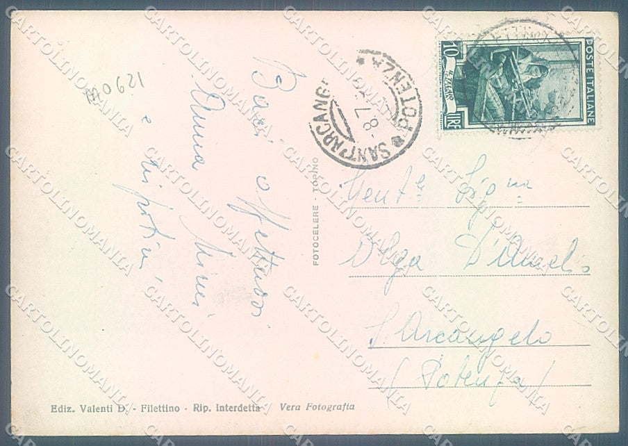 Frosinone Filettino Comune Foto FG cartolina JK5453 – retro