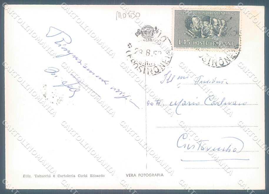 Frosinone Piglio Foto FG cartolina JK5454 – retro