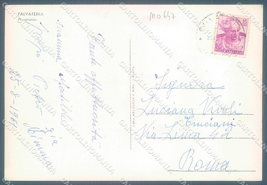 Frosinone Falvaterra Foto FG cartolina JK5464 – retro