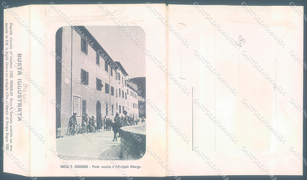 Forlì Rocca San Casciano Busta Illustrata cartolina JK5465 – retro