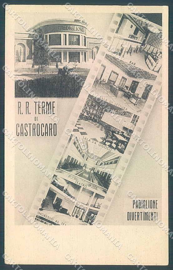 Forlì Castrocaro Terme Padiglione Divertimenti cartolina JK5466 – fronte