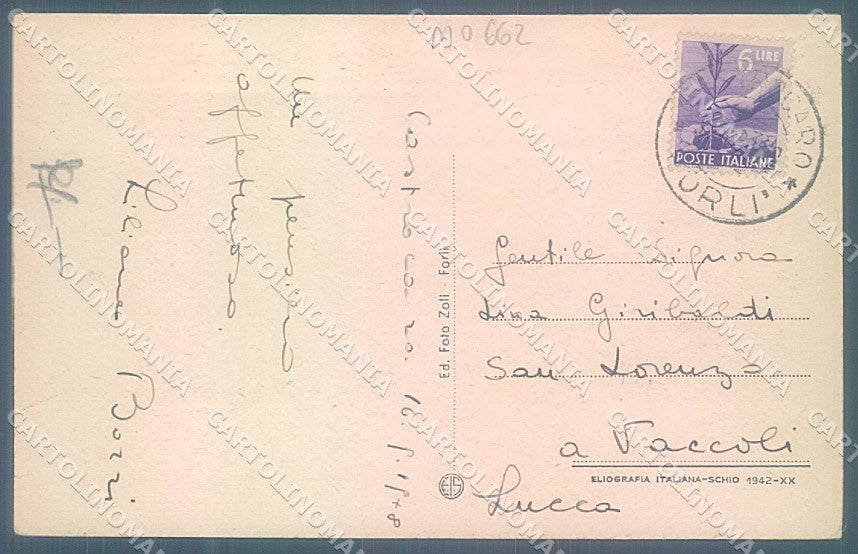 Forlì Castrocaro Terme Padiglione Divertimenti cartolina JK5466 – retro