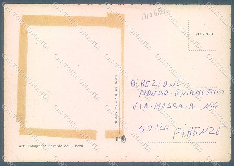 Forlì Cesena Castrocaro Via Roma PIEGA ANGOLO FG cartolina JK5478 – retro