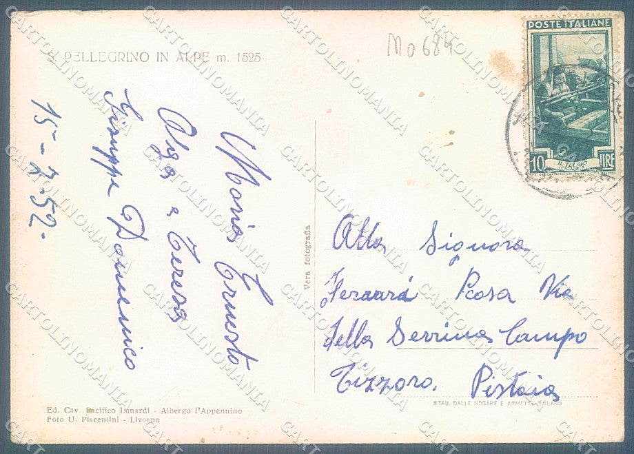 Lucca San Pellegrino in Alpe Santuario Foto FG cartolina JK5479 – retro