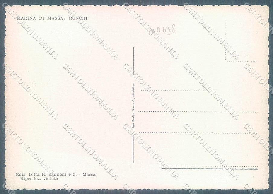 Massa Marina di Massa Ronchi FG cartolina JK5486 – retro