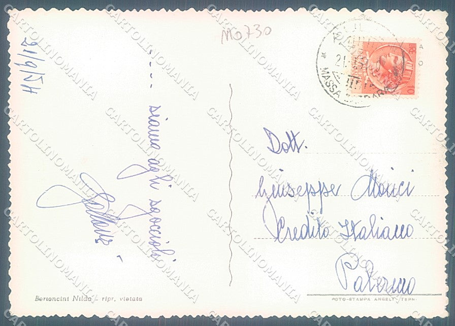 Massa Aulla Castello della Brunella Foto FG cartolina JK5506 – retro