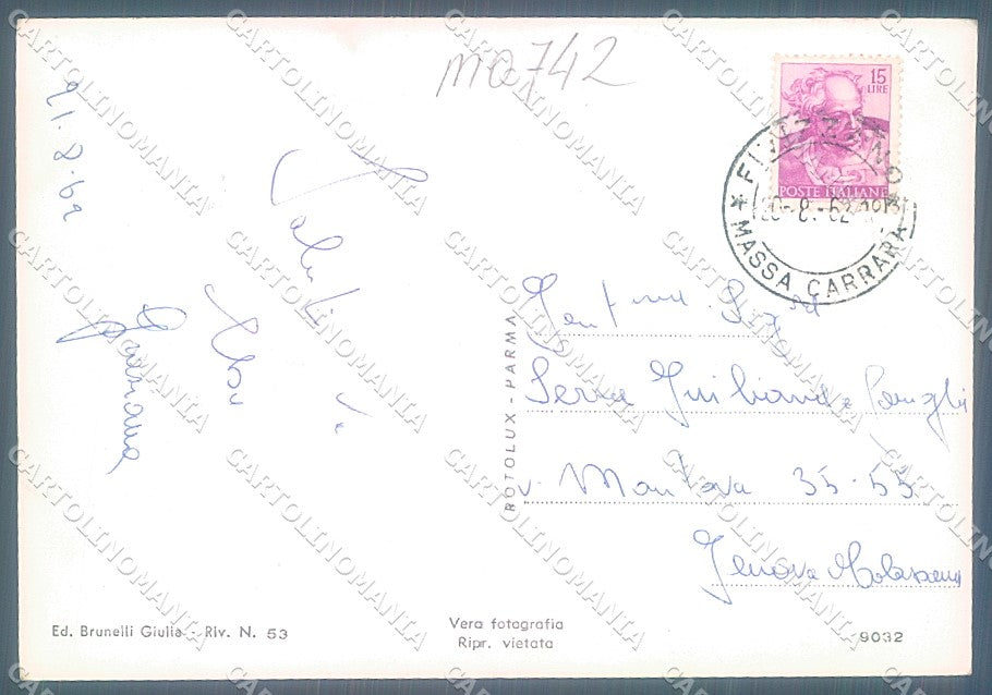 Massa Fivizzano Foto FG cartolina JK5514 – retro